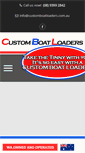 Mobile Screenshot of customboatloaders.com.au